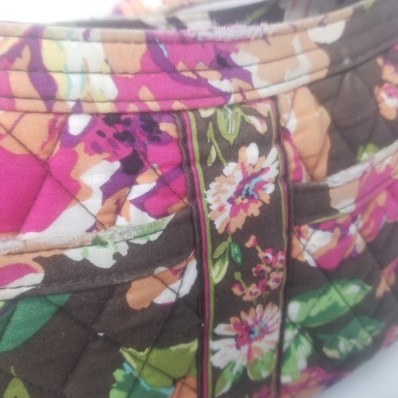 Vera Bradley English Rose Quilted Cassidy Shoulder Bag Turn Lock Wallet Set of 2 - Picture 4 of 15